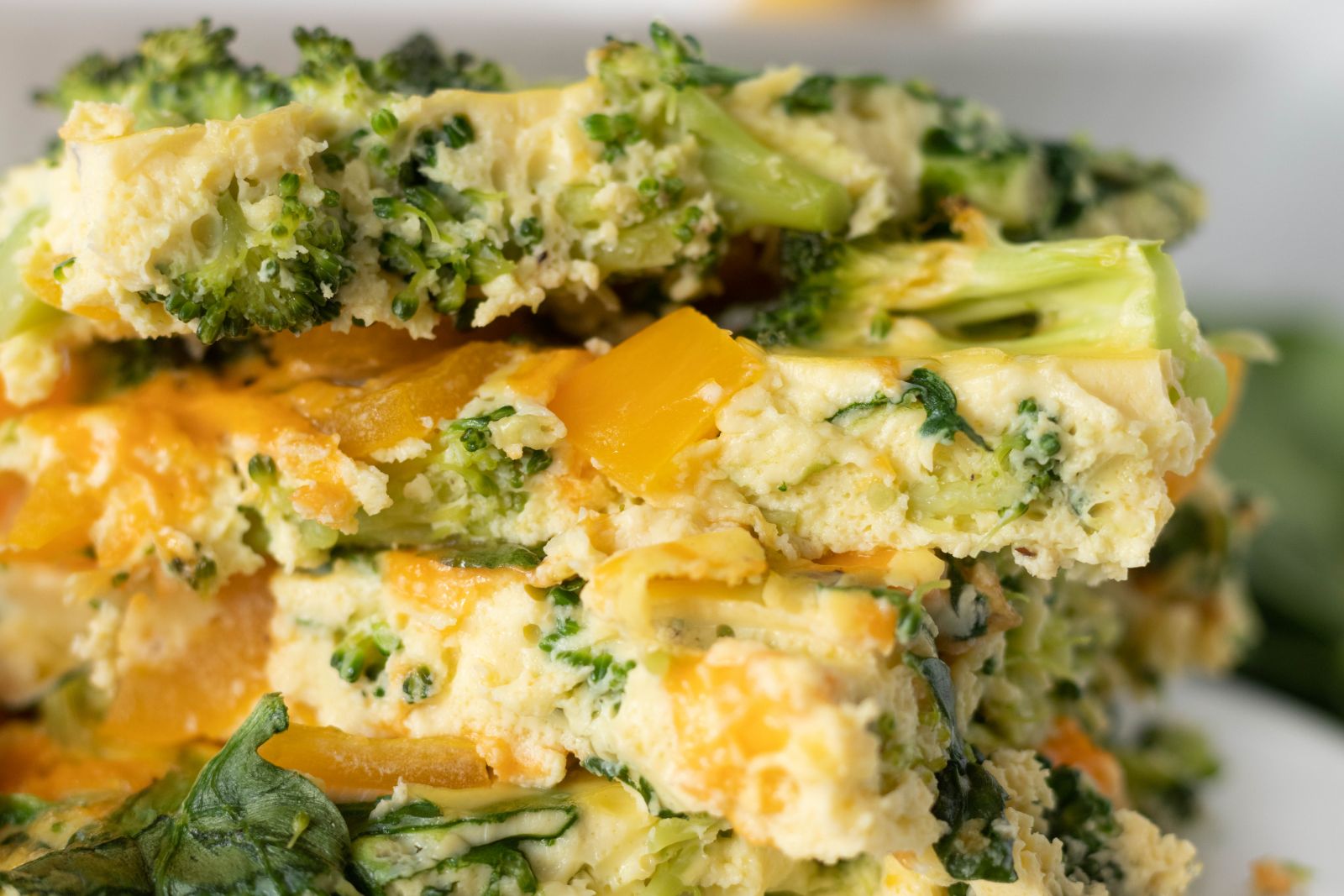 The Kollee Kitchen Cheesy Vegetable Egg Bake